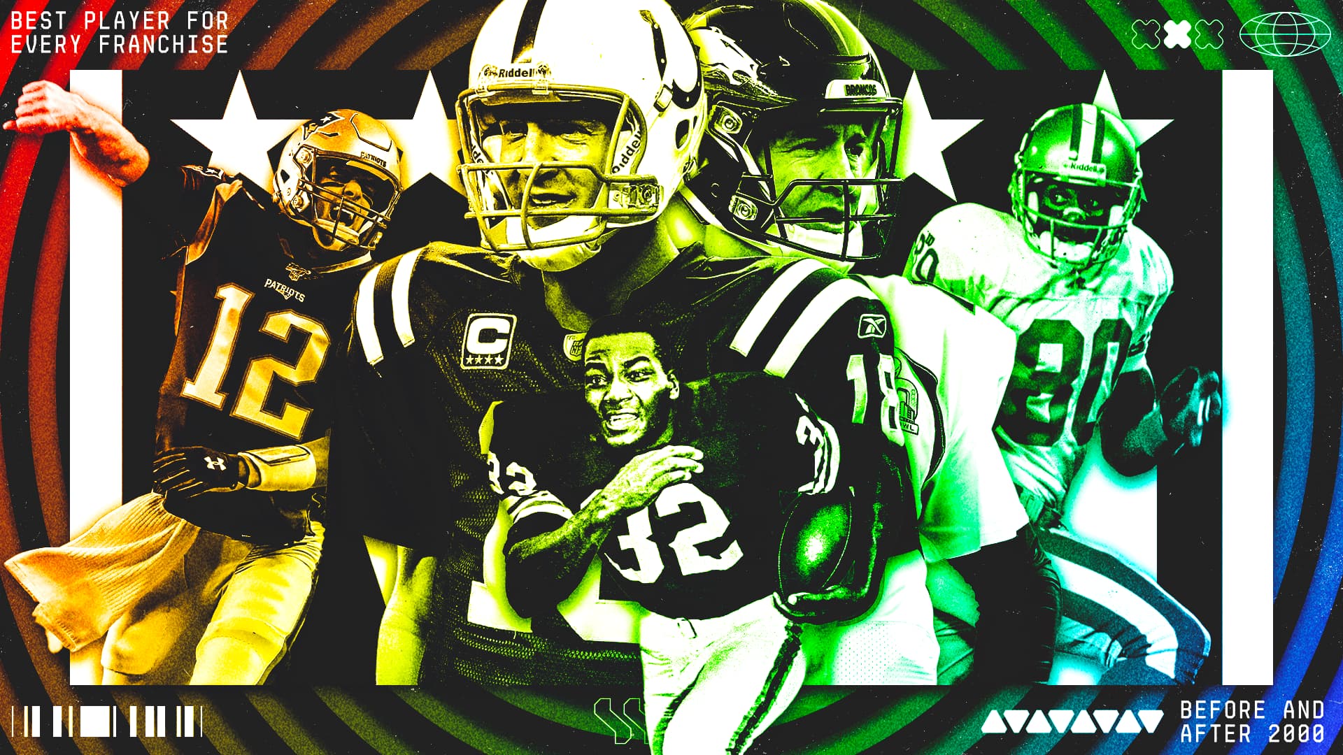 Best NFL player for every franchise before and after 2000: Peyton Manning earns unique distinction