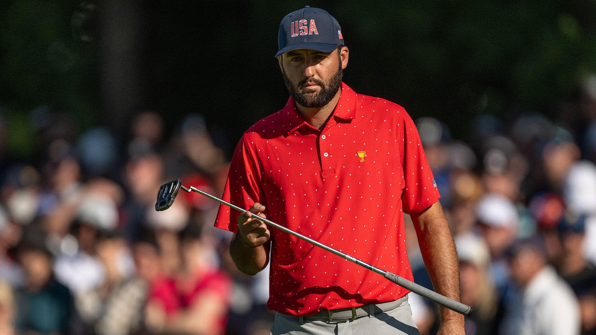 2026 U.S. Presidents Cup team, standings: Scottie Scheffler, Cameron Young lead battle into Medinah