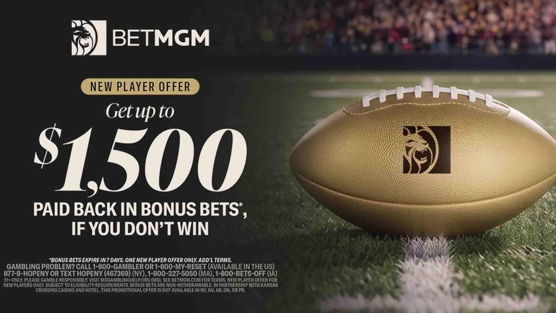 Use BetMGM bonus code CBSSPORTS to get $1,500 bonus bets by targeting Indiana-Northwestern, Clemson-Cal Friday