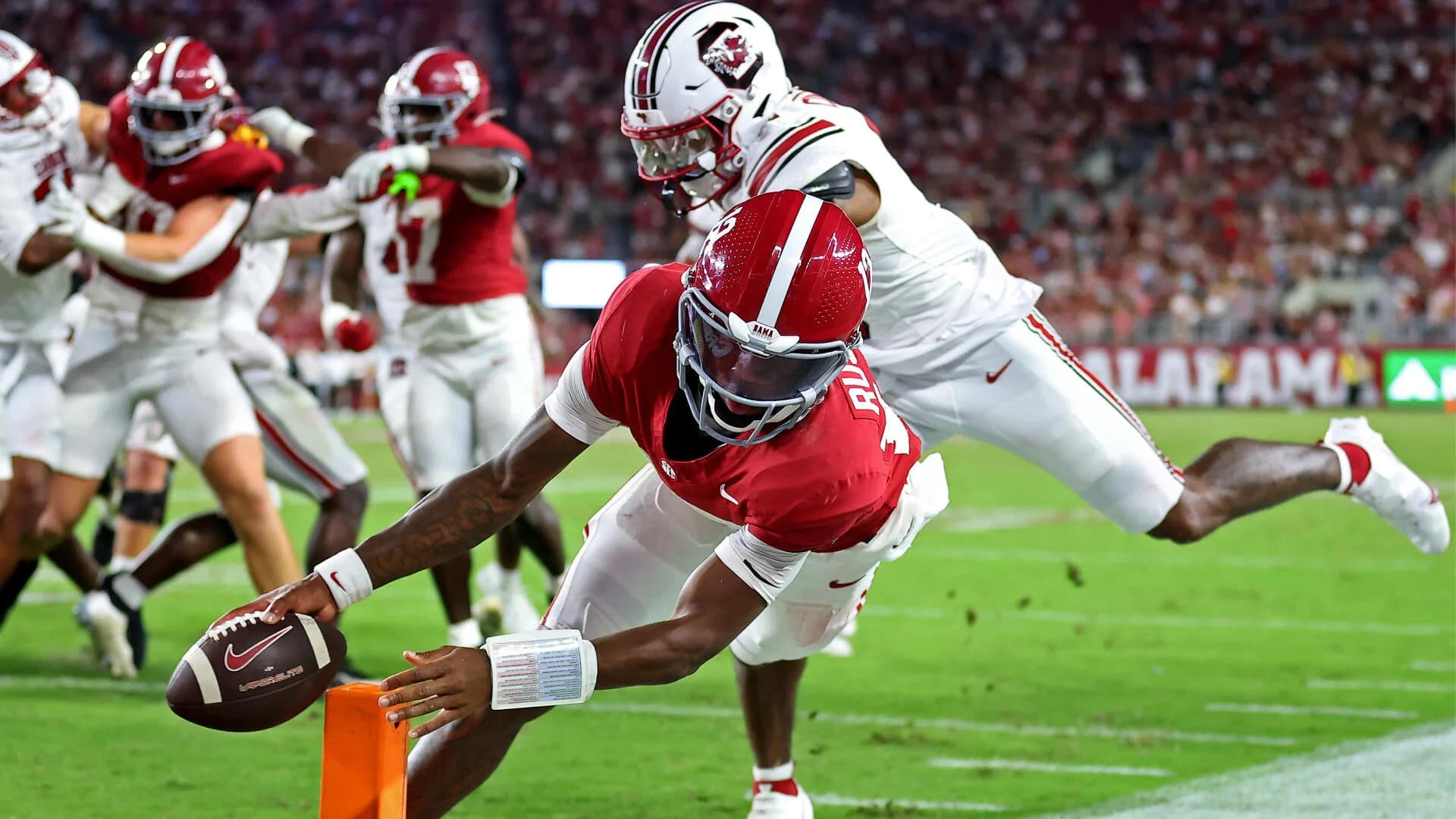 College football grades: Alabama earns 'A-' mark for SEC blowout, USC gets 'D' on Week 4 report card
