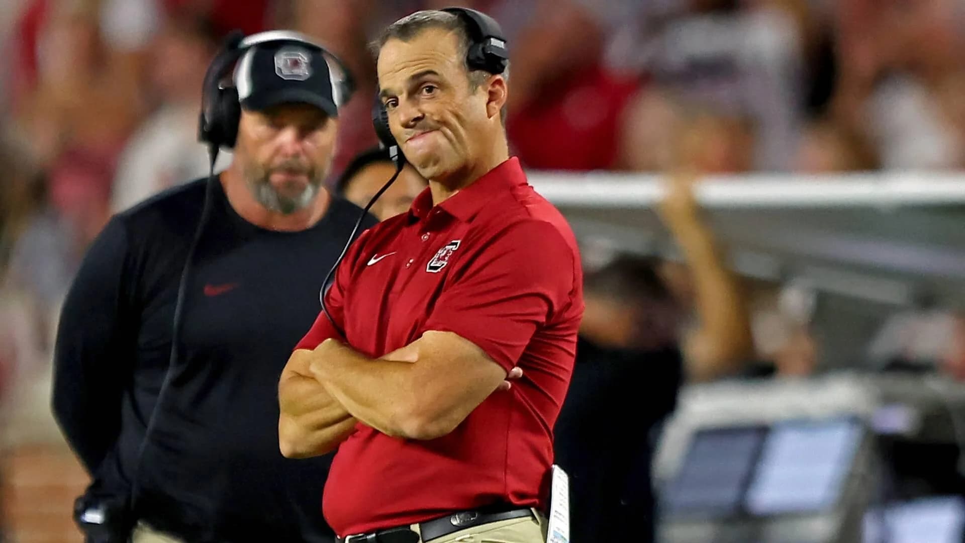 South Carolina's Shane Beamer addresses sideline confrontation with star EDGE Dylan Stewart