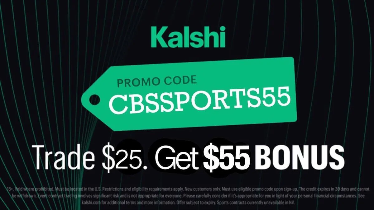 Kalshi promo code CBSSPORTS55: Get $55 bonus for Patriots vs. Bears on Thursday Night Football in NFL Week 7