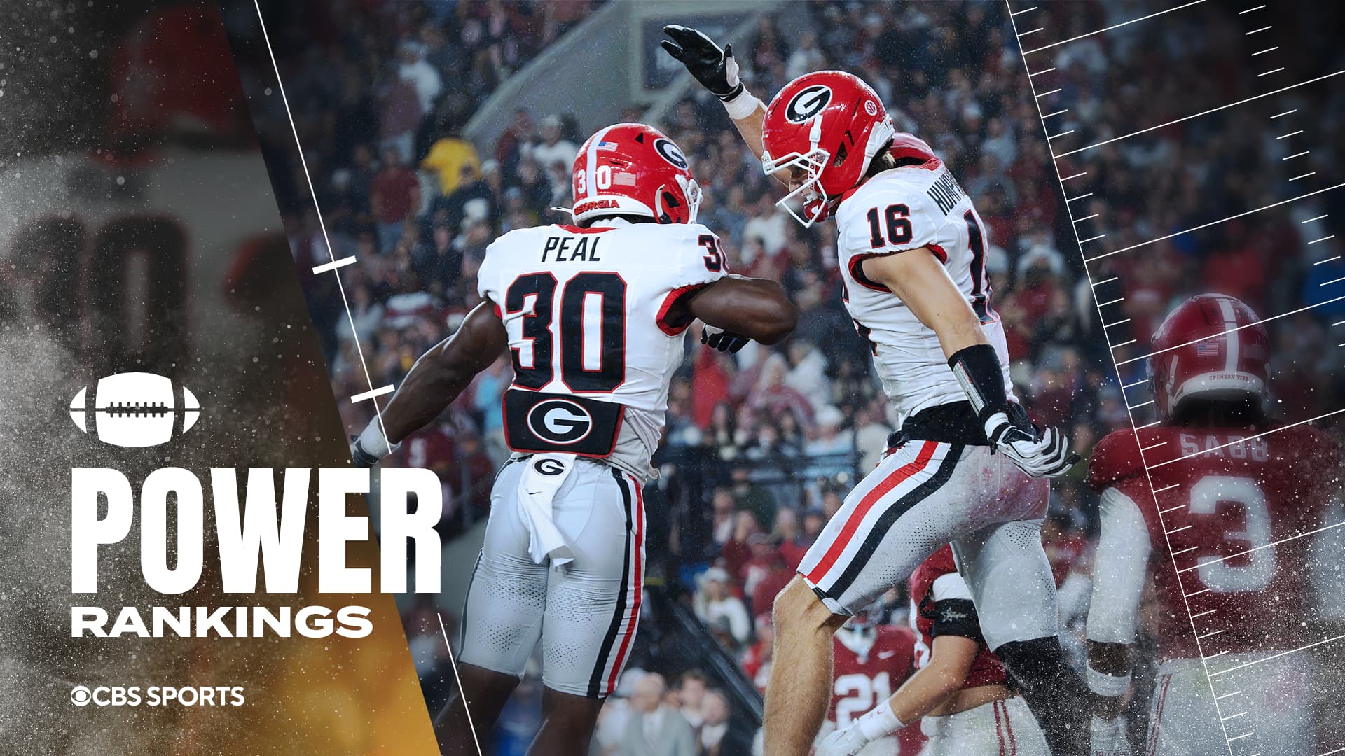 College Football Power Rankings: Georgia rises to top spot, Alabama jumps to No. 2 after Bulldogs win showdown