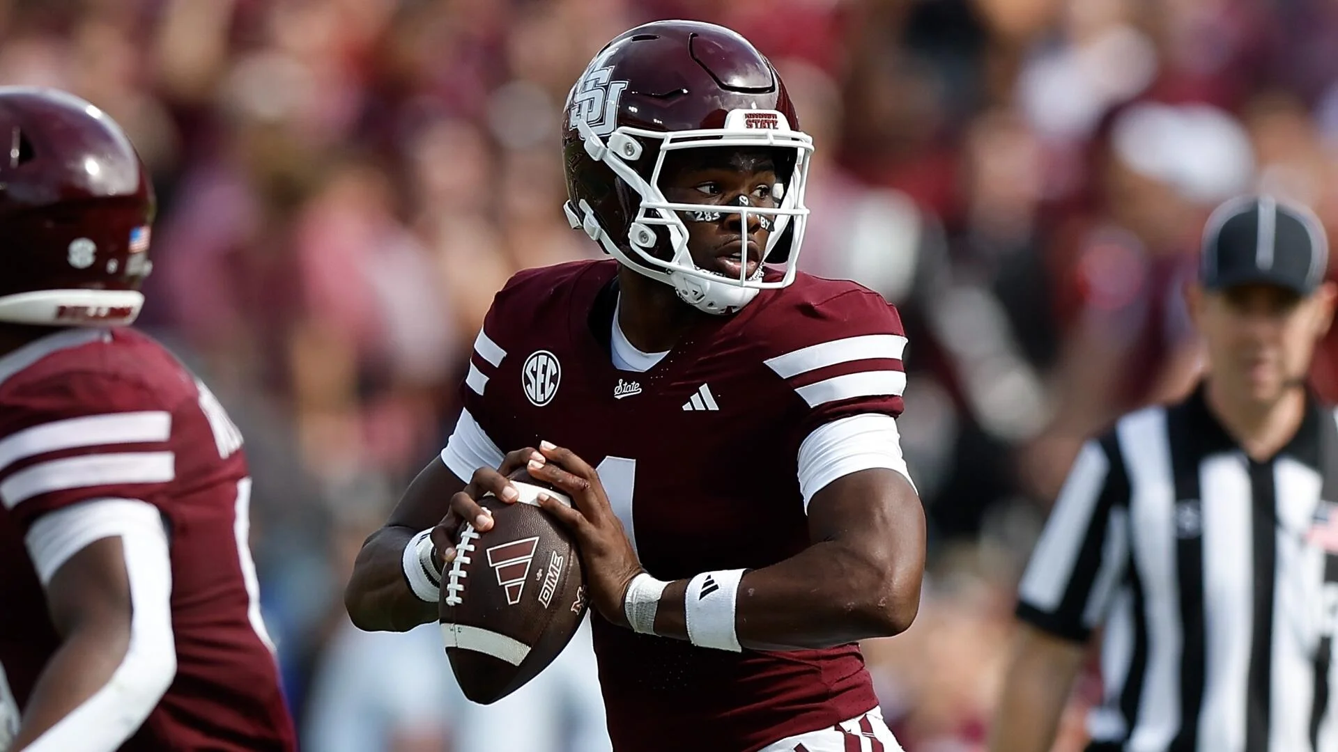 Mississippi State QB Kamario Taylor's status for LSU game uncertain amid foot injury