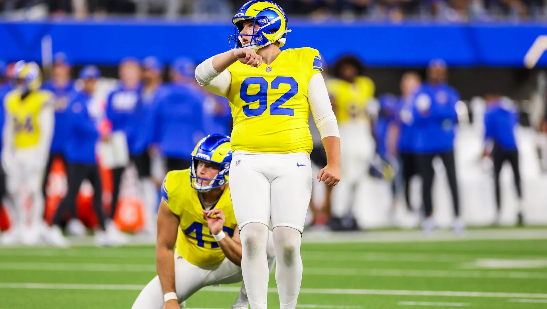 Rams release kicker Harrison Mevis after disastrous loss to Bills, sign Jets' practice squad kicker