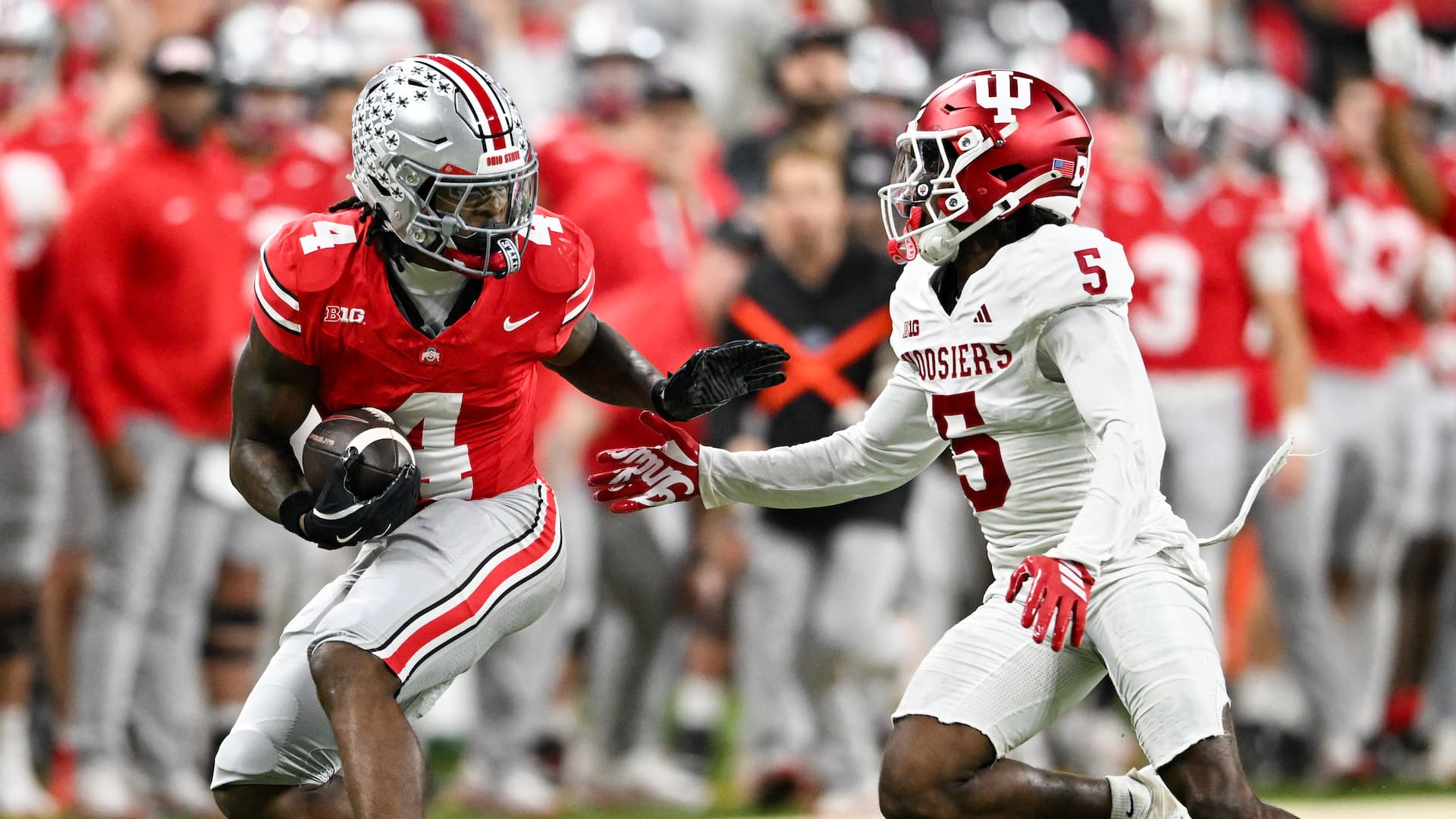 College football odds, predictions: Ohio State-Indiana, Notre Dame-BYU lead Week 7 slate