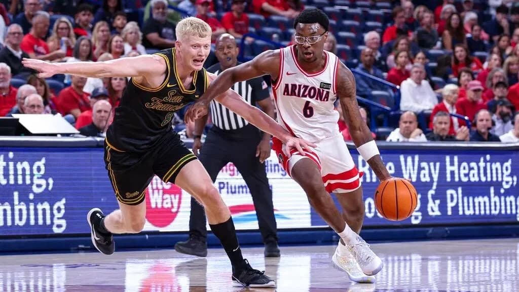 Bryce James starts, projected top-three pick Caleb Holt shines in Arizona's first exhibition game