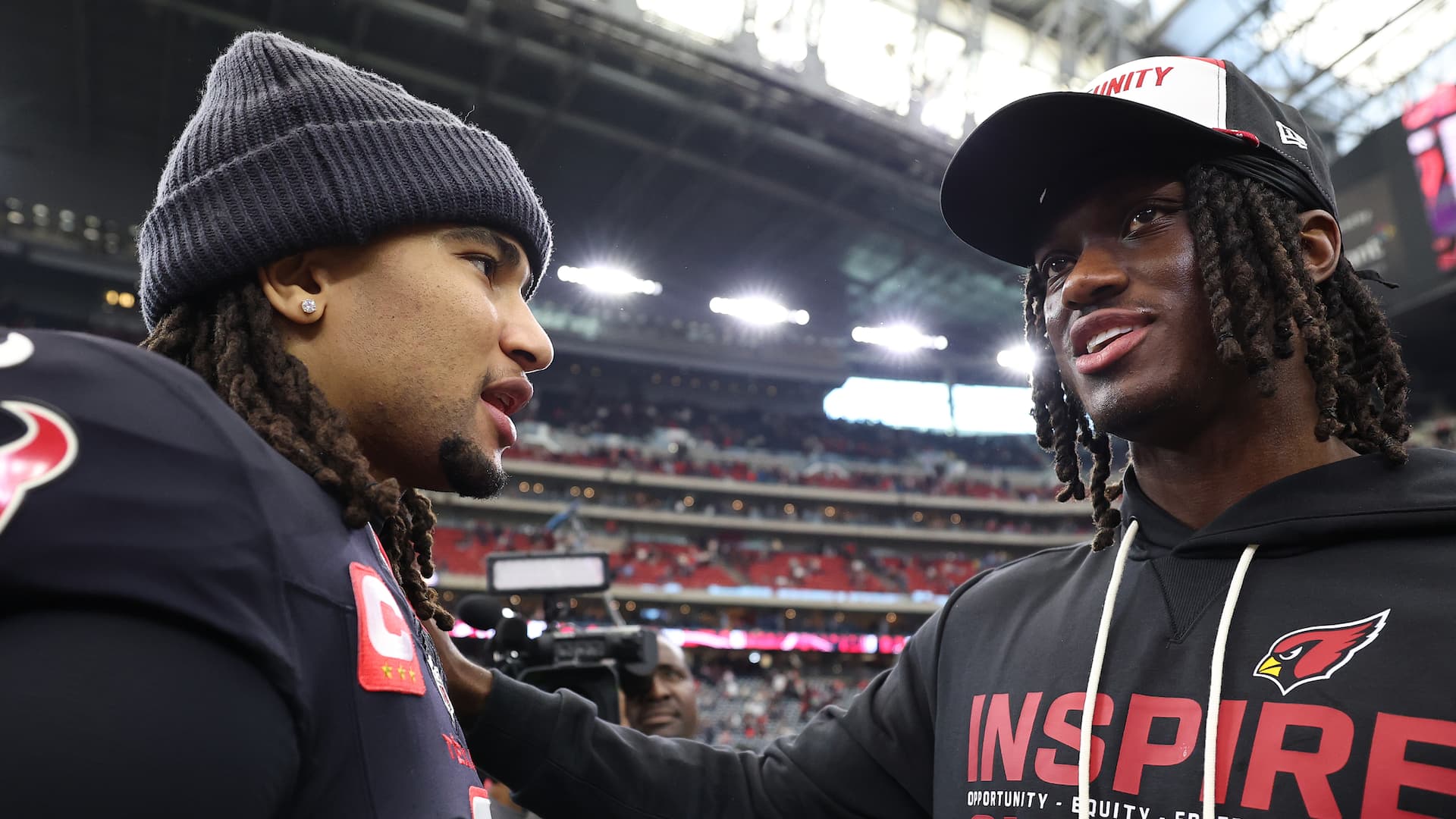 Marvin Harrison Jr. set for Texans debut as C.J. Stroud defends former Ohio State teammate