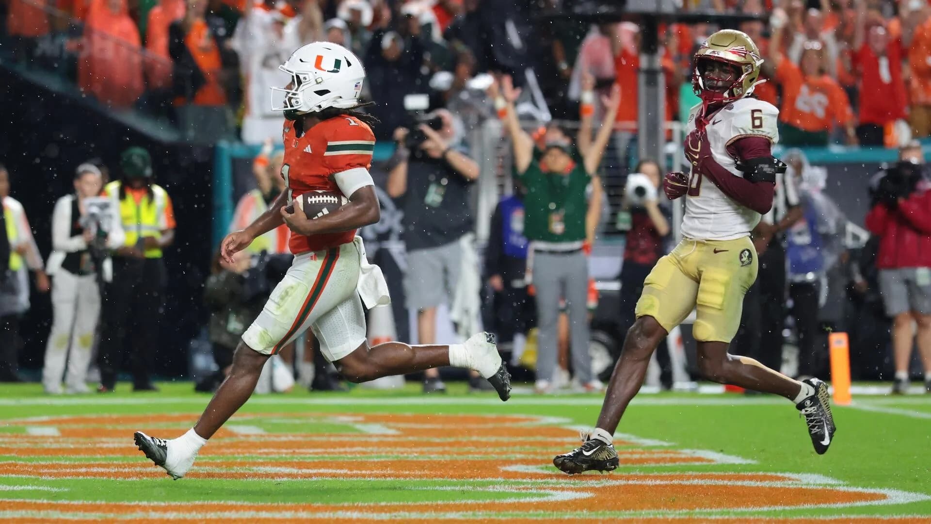 Miami survives Florida State after disputed Hail Mary interception ends wild double-OT classic