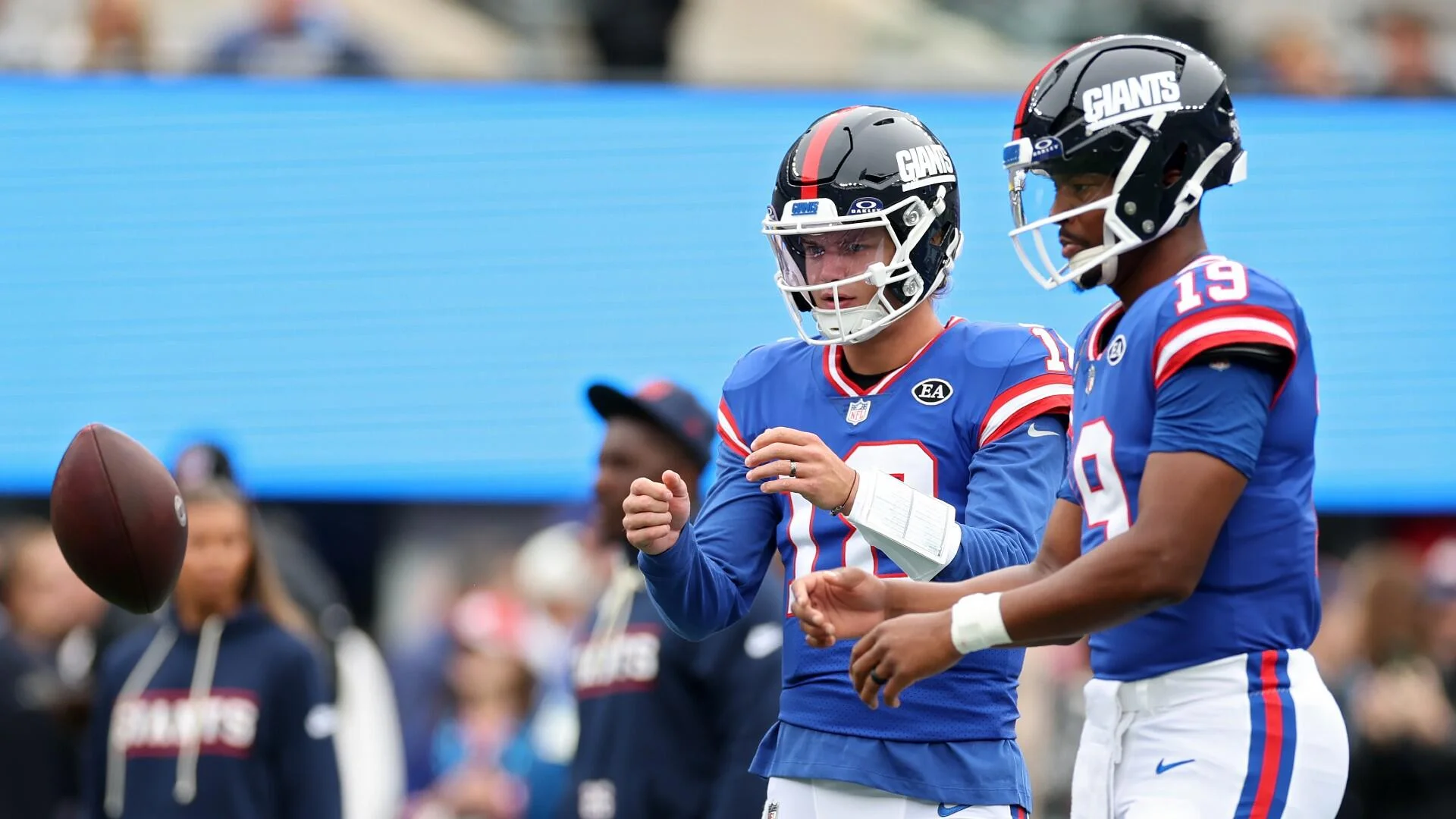 John Harbaugh provides update on Giants' QB situation between JJ McCarthy, Jameis Winston