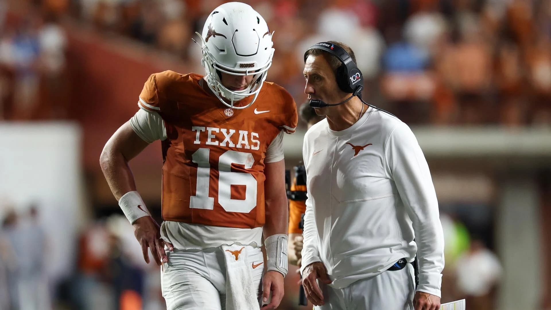 Arch Manning at a crossroads as Steve Sarkisian, Texas fail to maximize another QB
