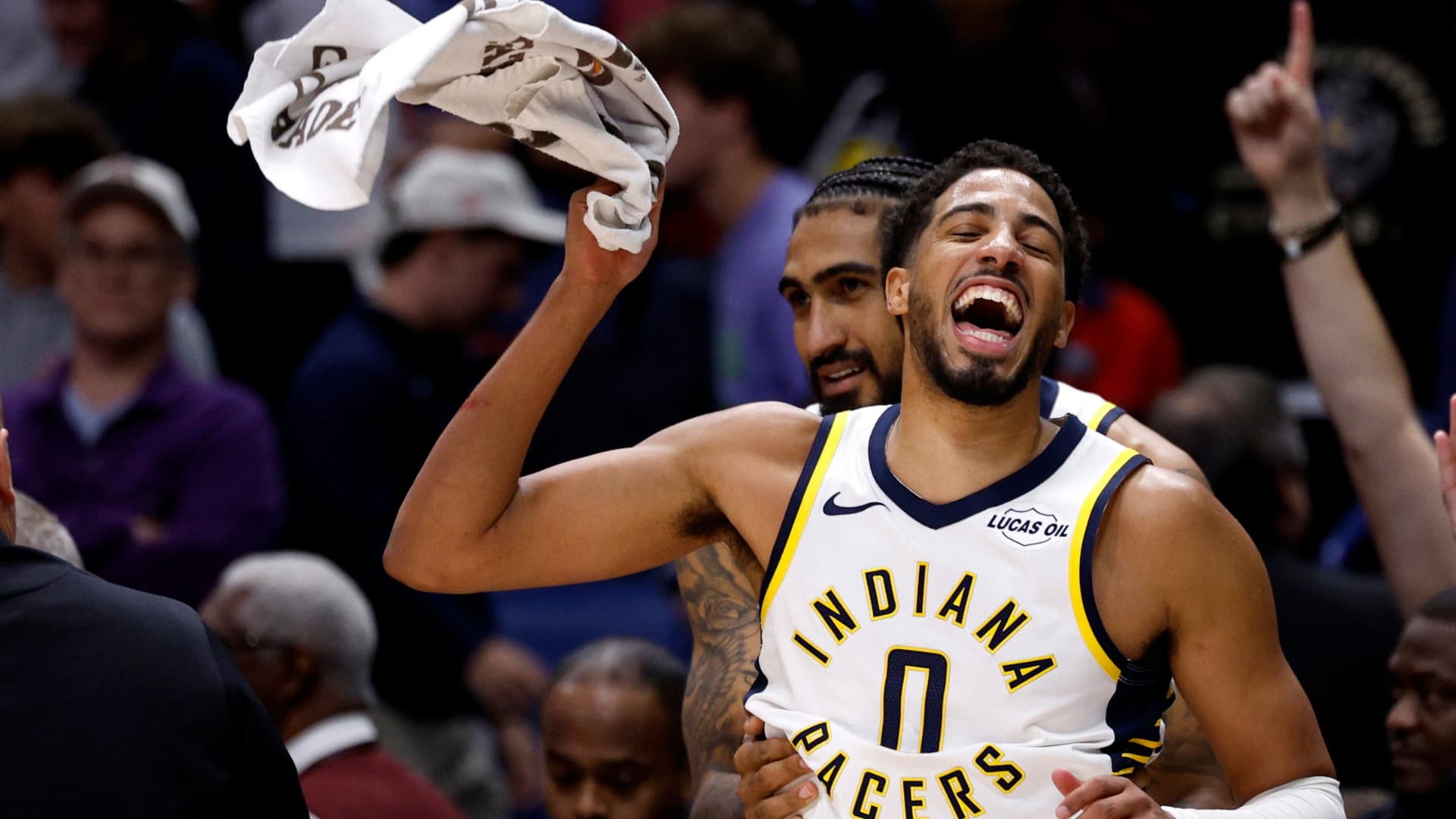 Pacers star Tyrese Haliburton moved to tears following first game back from Achilles tear