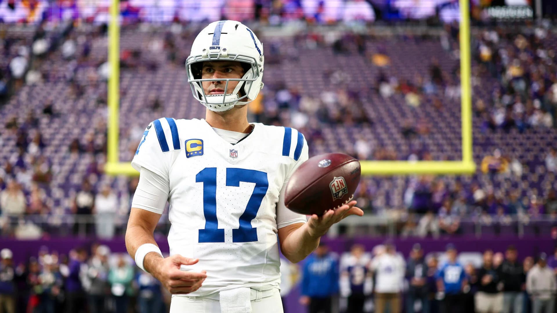 Colts' Shane Steichen has 'not thought' about QB change despite Daniel Jones' struggles