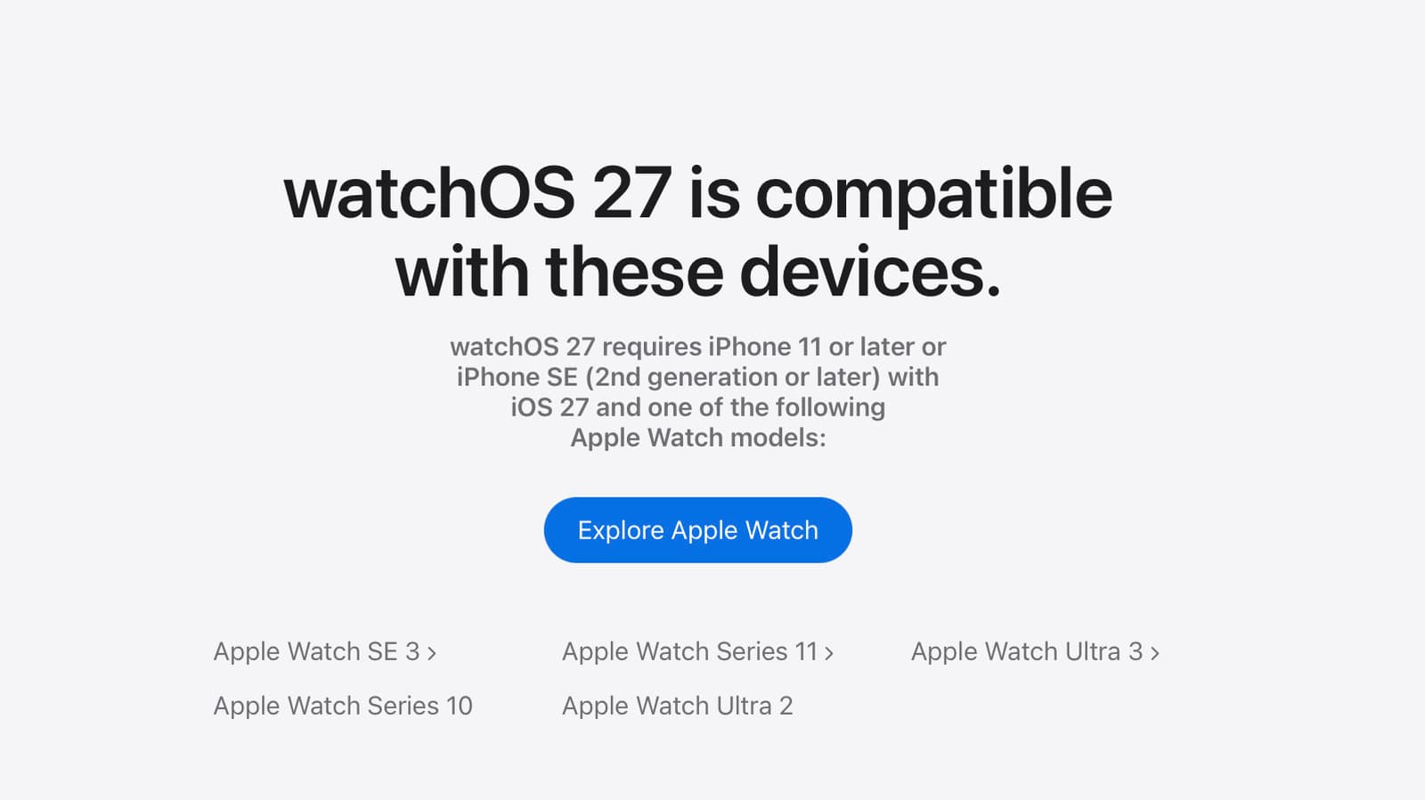 Apple is dropping support for some pretty modern Watch models