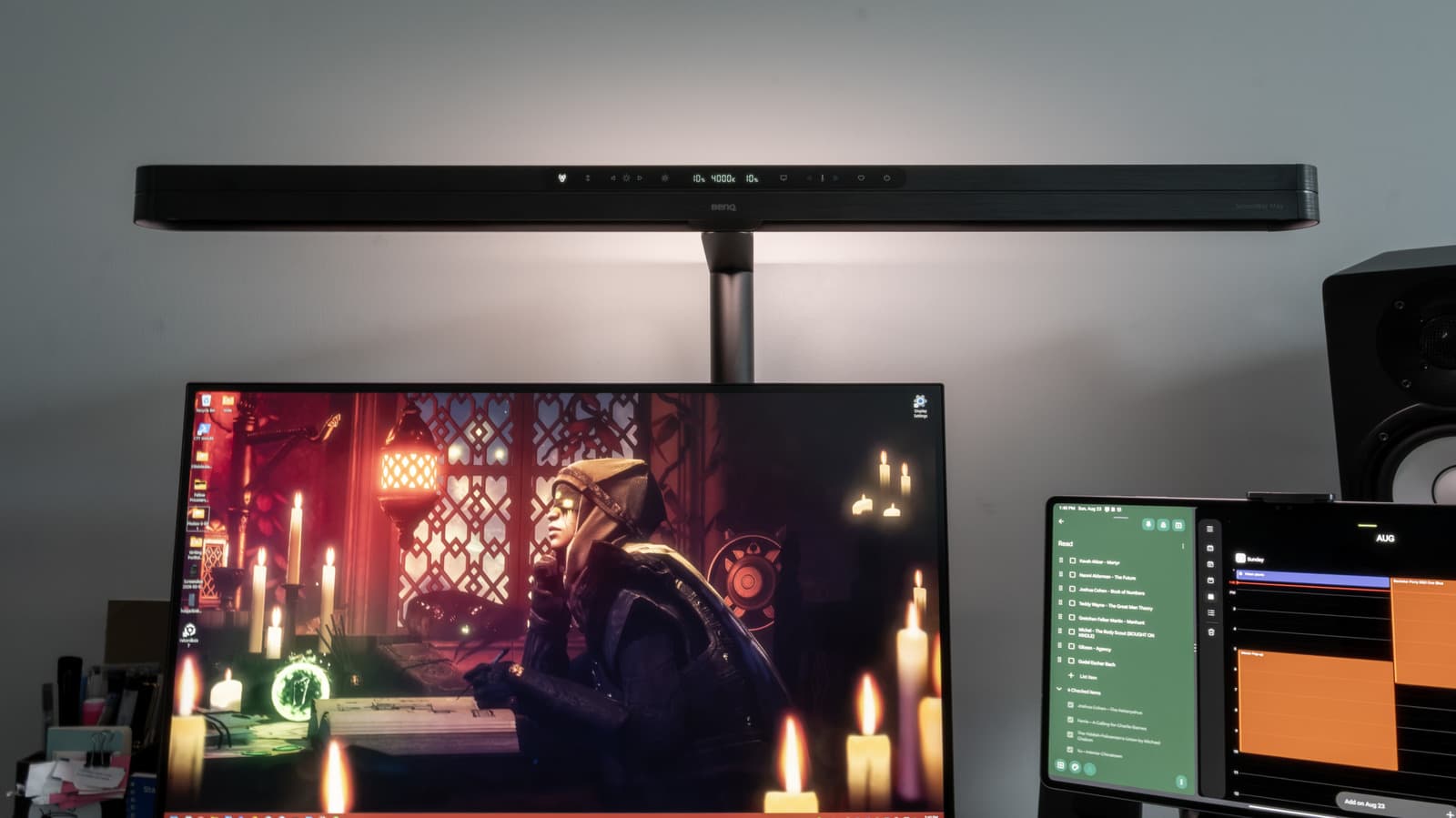 BenQ's first dual-monitor desk lamp will give your screens a glow up