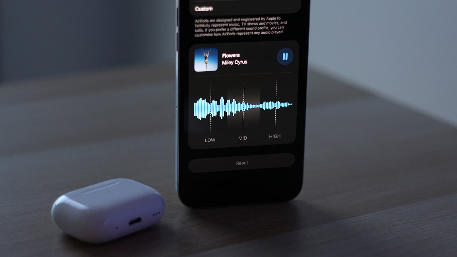 How to adjust the custom EQ settings for your AirPods in iOS 27