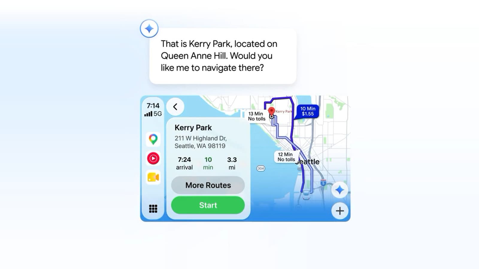 Now you can chat with Gemini while using Google Maps through CarPlay