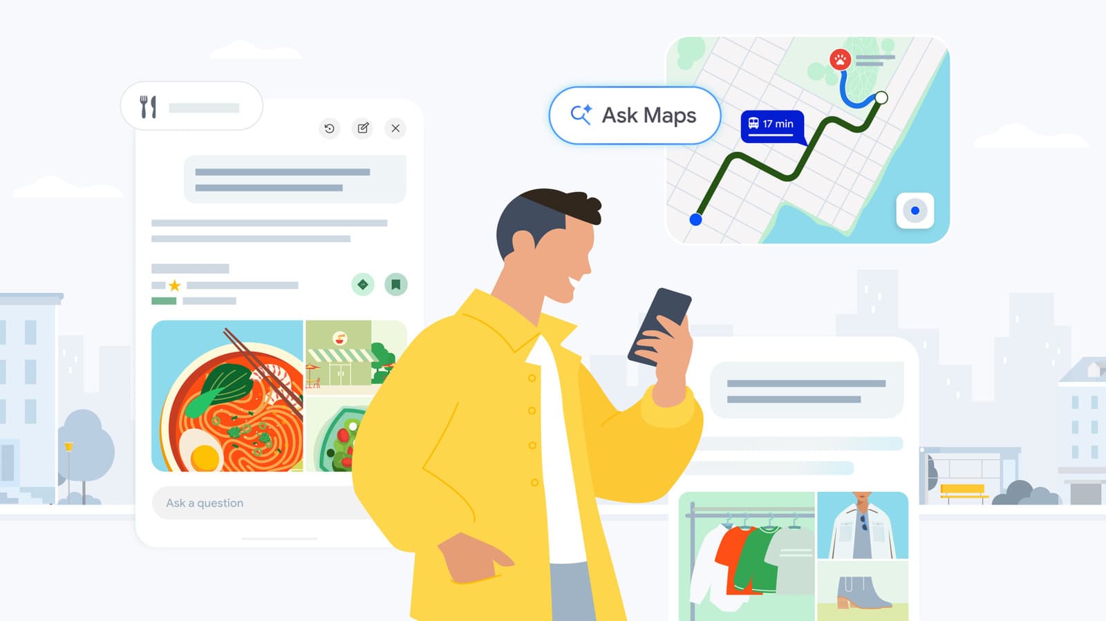 Now you can chat with Google Maps to order food, reserve hotels and more