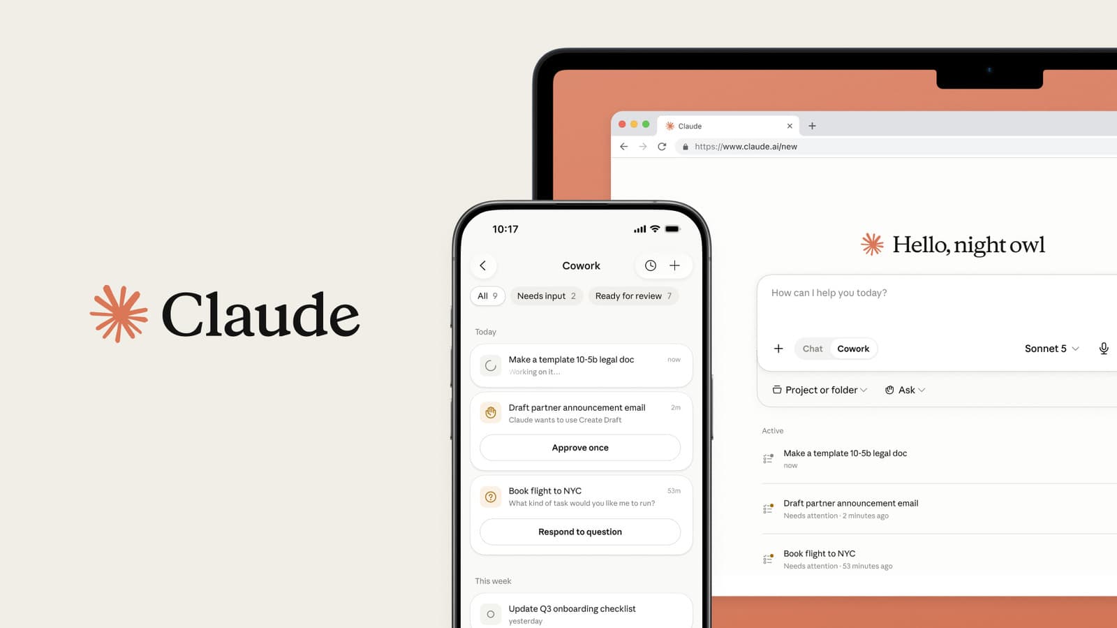 Now you can direct Anthropic's Claude Cowork AI from your phone