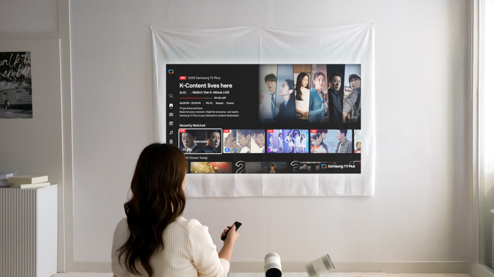 Samsung's Freestyle+ projector is now available for $1,200