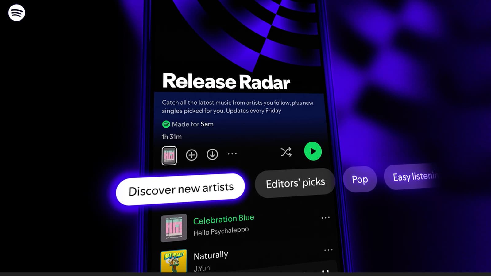Spotify Release Radar's new personalization options improve your music recommendations