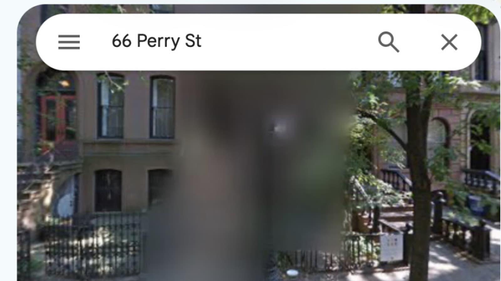 Why are some locations blurred out on Google Maps?