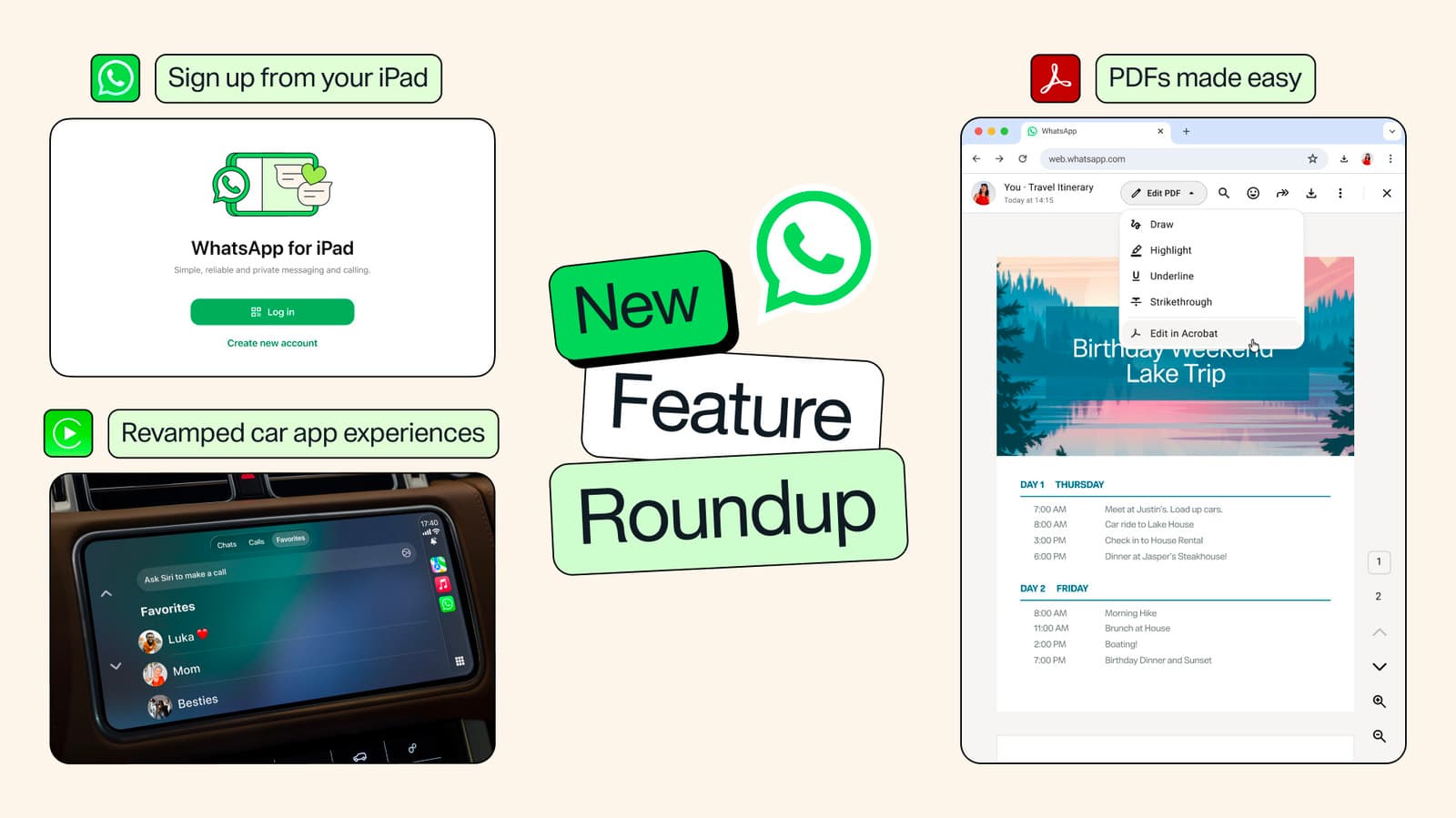 You can now sign up for a WhatsApp account from an iPad